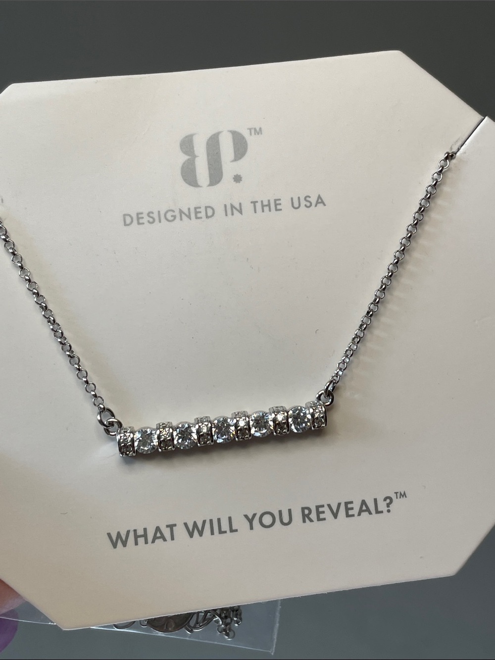 Bomb Party "The Sterling Club" NK65247 Diamond CZ S925 Sterling Silver $210 MSRP